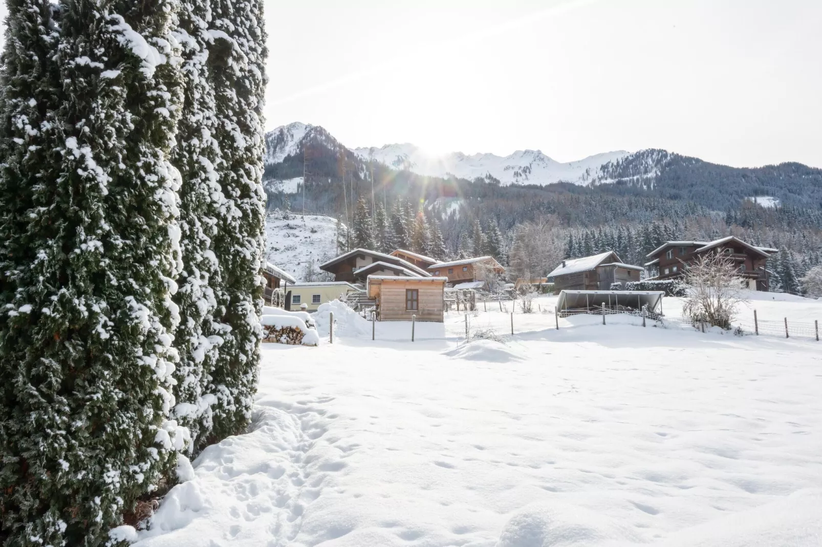 Bauernhaus Bachler-Gebied winter 1km