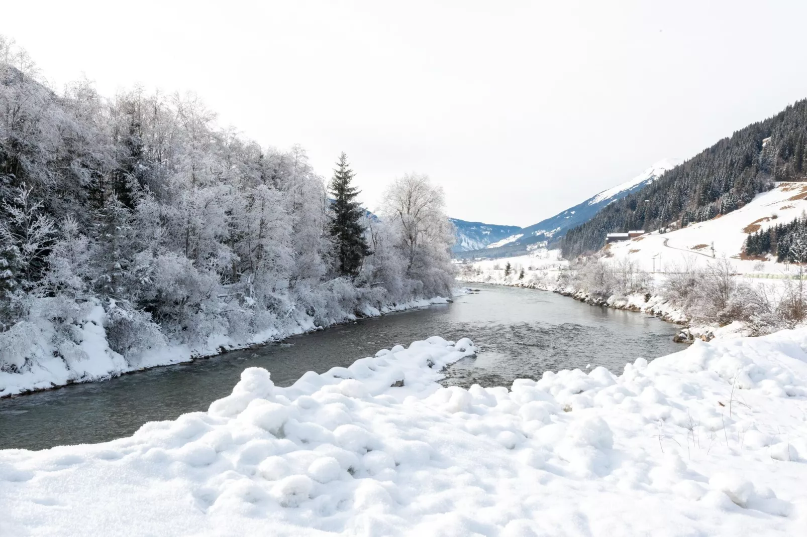 Bauernhaus Bachler-Gebied winter 5km