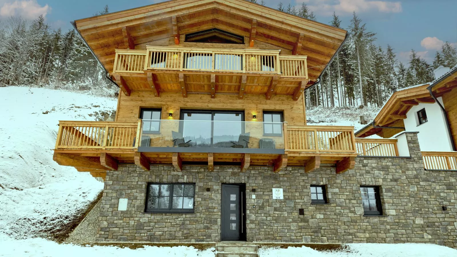 Alpen Villa Danica-Exterieur winter