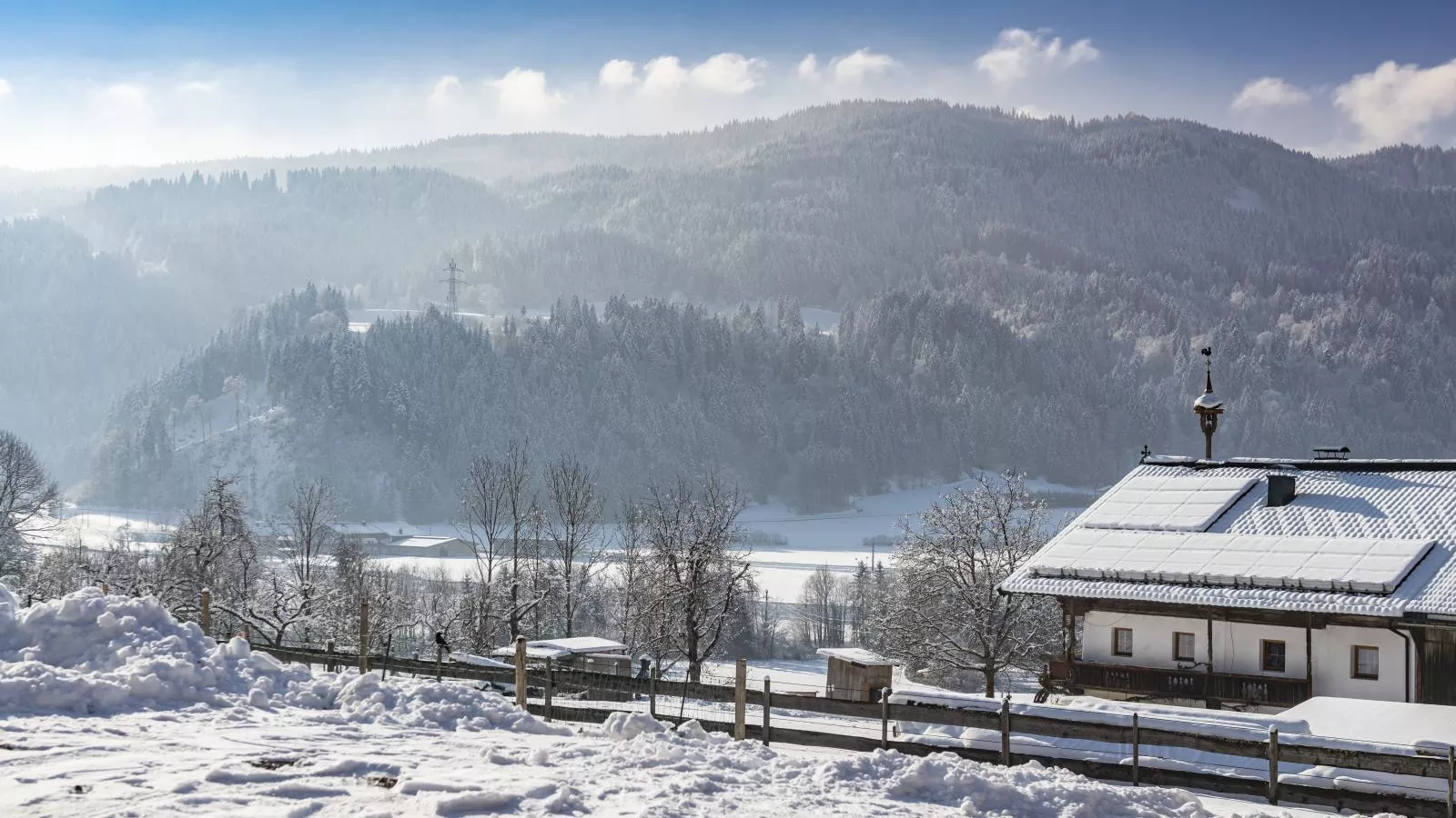 Apartment Gartentraum-Gebied winter 1km