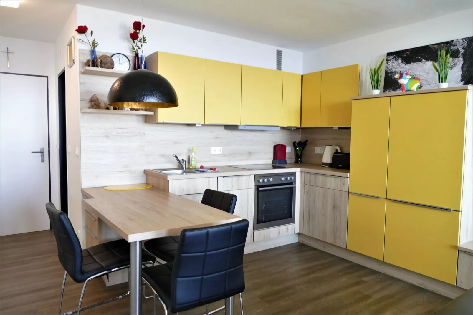 Appartement Helmut Typ A Standard-Keuken