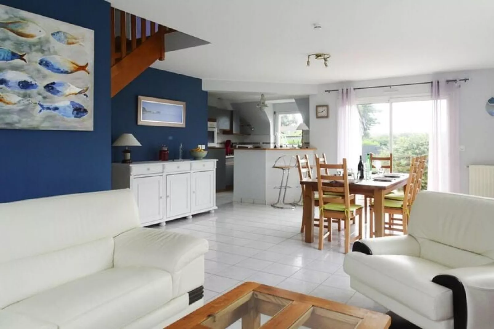 Holiday home Paimpol-Woonkamer