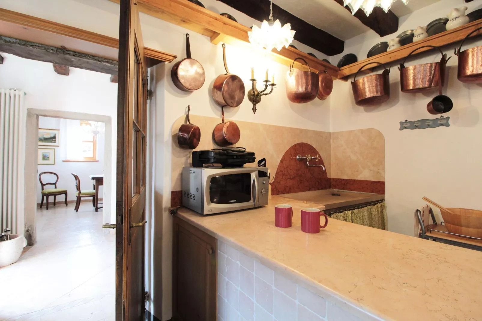 CASA TRAME DEGLI ANGELI 5 pax-Keuken