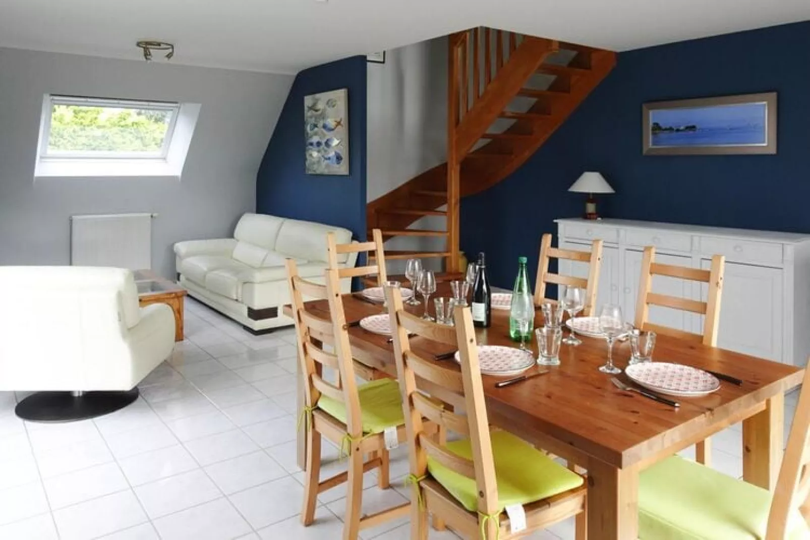 Holiday home Paimpol-Woonkamer