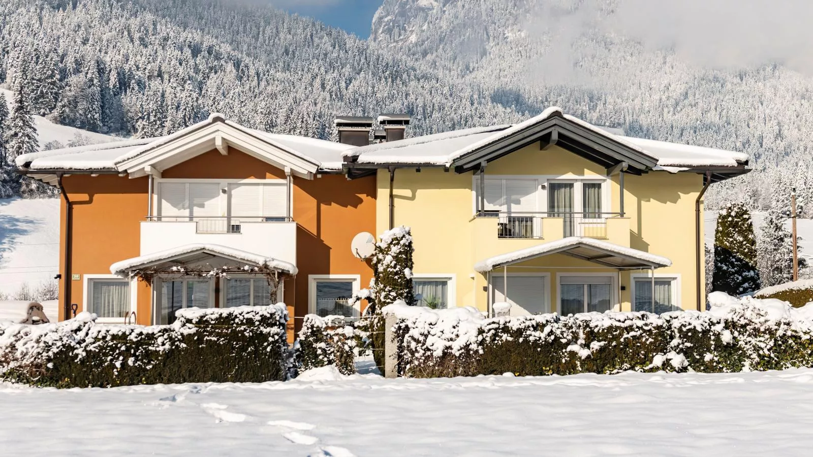Ferienhaus Gartentraum 2-Exterieur winter