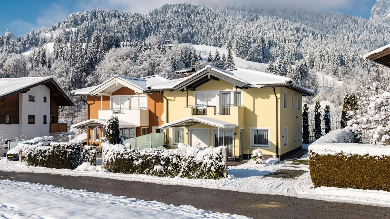 Ferienhaus Gartentraum-Exterieur winter