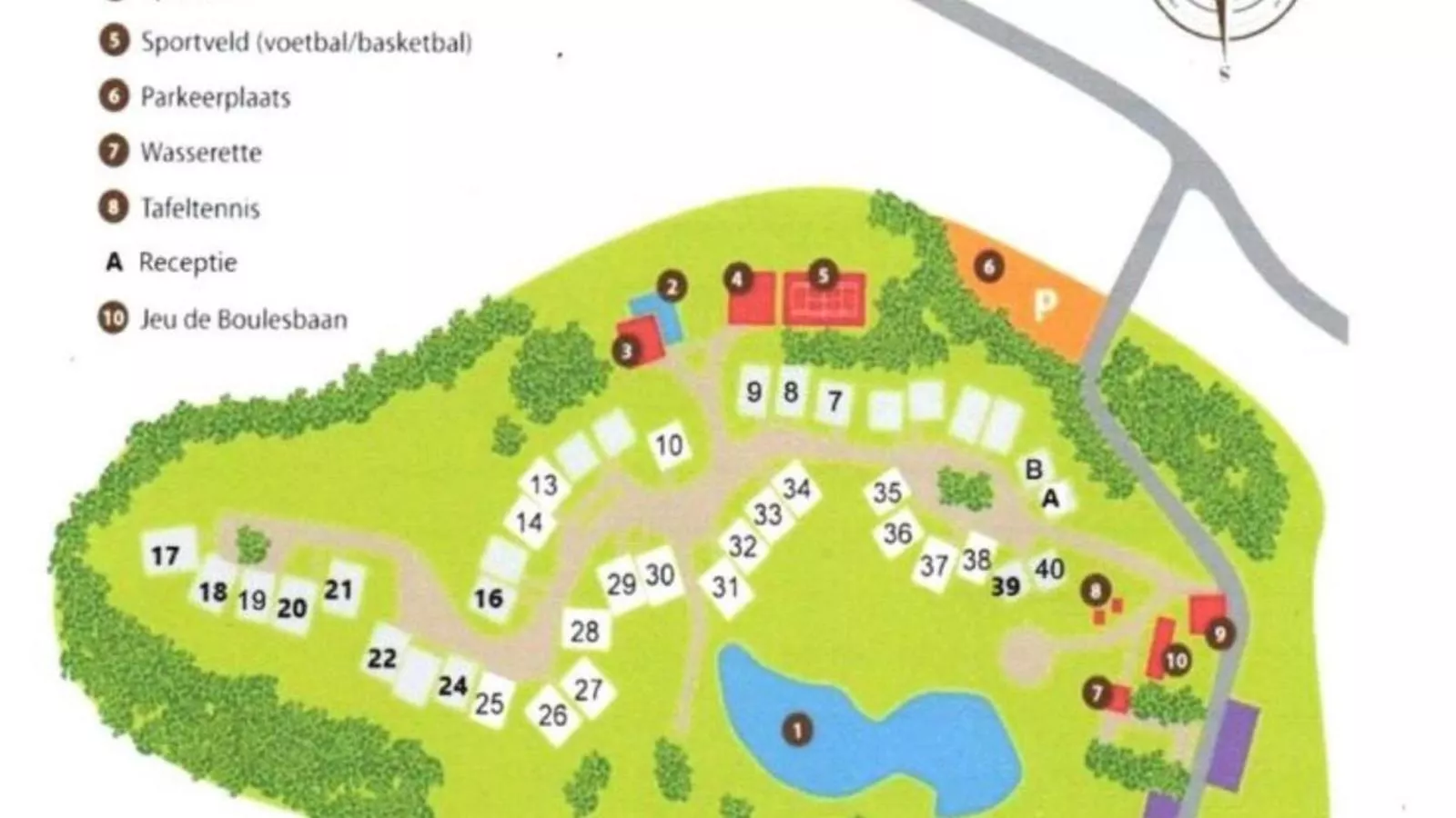 Lac Bleu nr 19-Plattegrond