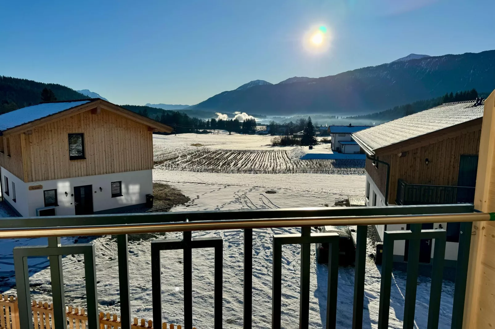 Chalet semi-detached Obermöschach 6B-Uitzicht winter