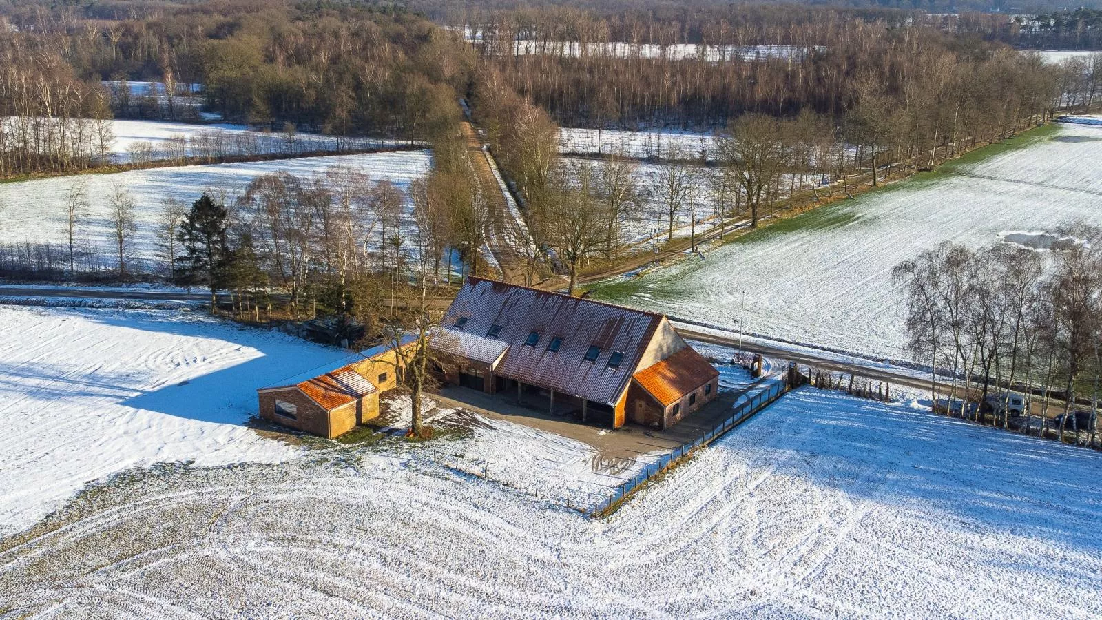 Lindehoeve-Exterieur winter