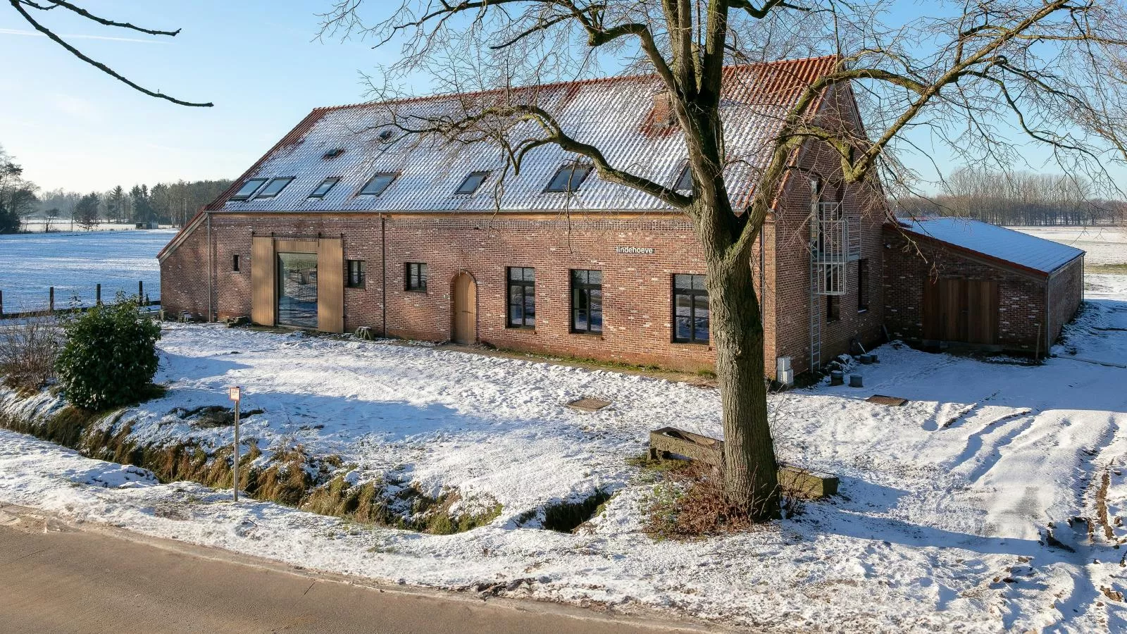 Lindehoeve-Exterieur winter