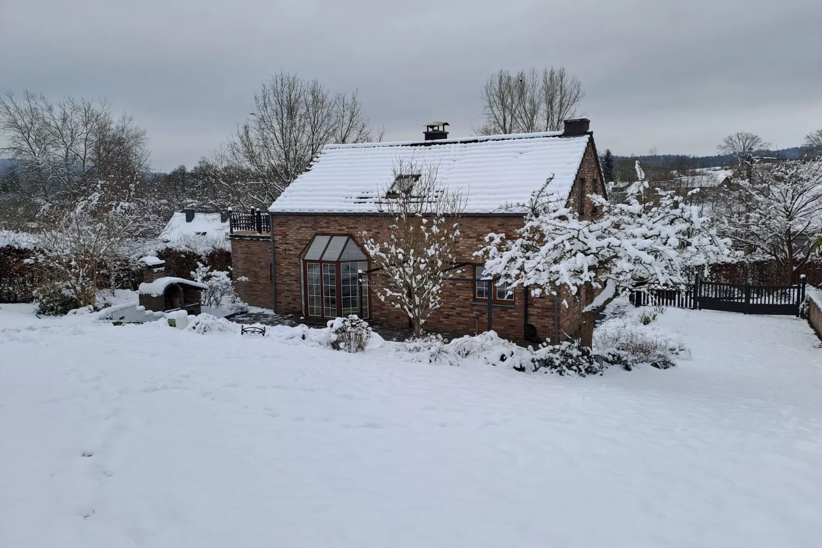 Le près fagnoux-Tuin winter