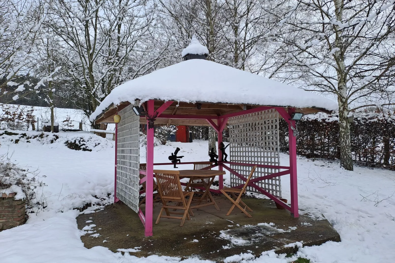 Le près fagnoux-Tuin winter