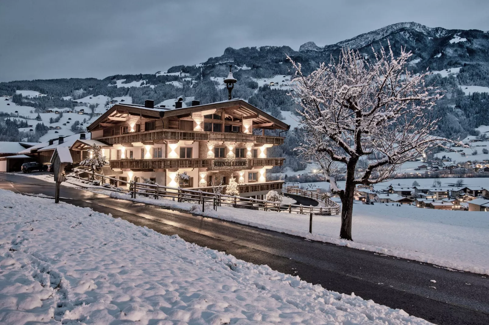 Bergblick-Exterieur winter