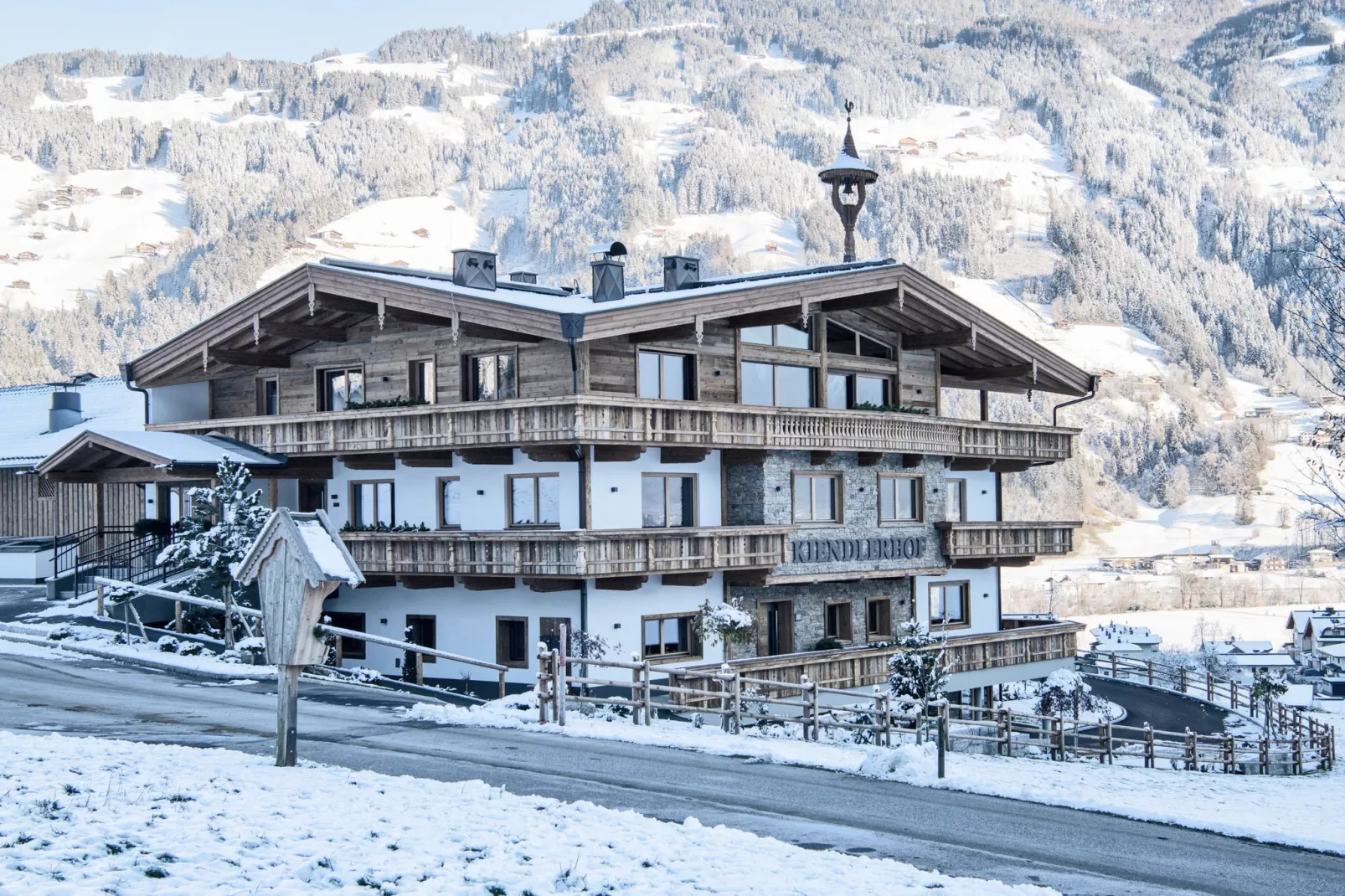 Bergblick-Exterieur winter