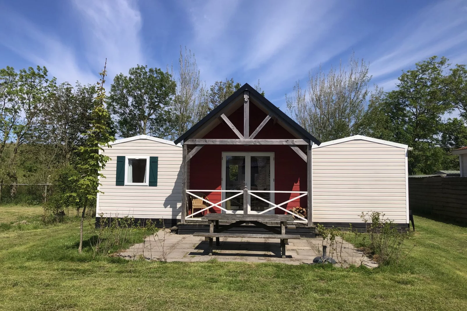 Comfortabel chalet met magnetron, vlakbij de Waddenzee