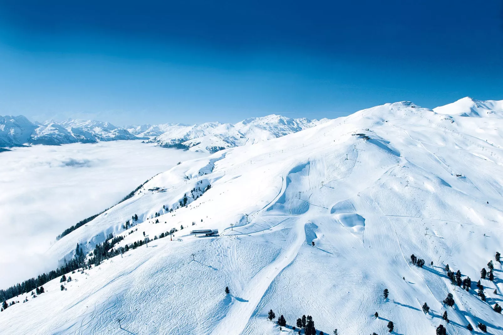 Bergblick-Gebied winter 5km