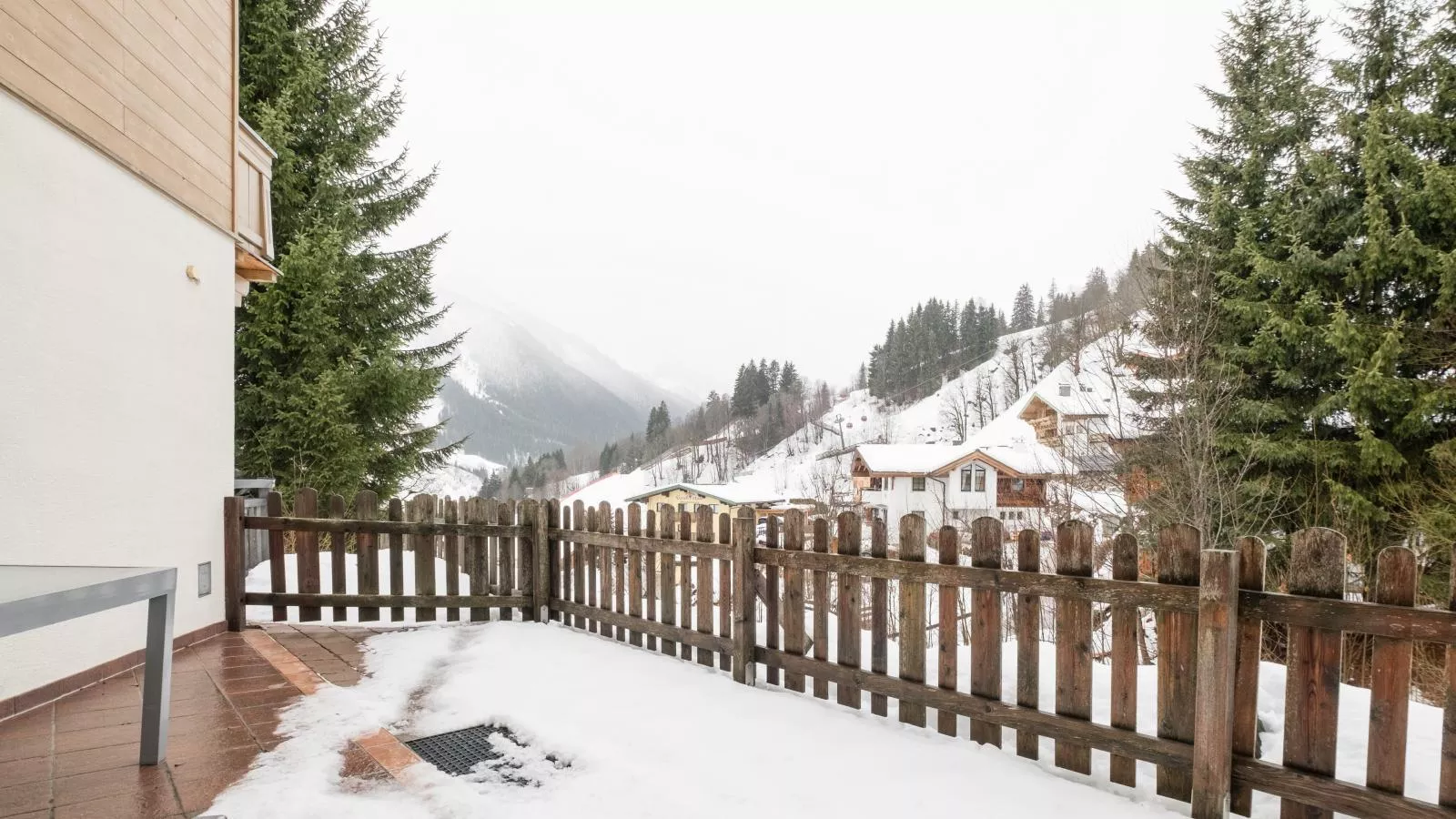 Hasenbach Ski in - Ski Out-Uitzicht winter