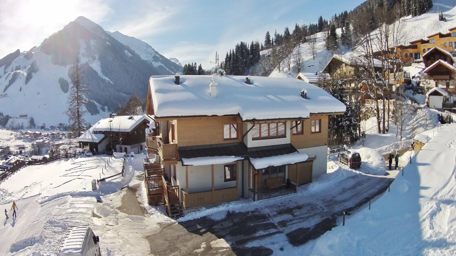 Hasenbach Ski in - Ski Out-Exterieur winter