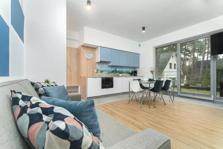 Apartament 2-pokojowy dla 6 osób Grunwaldzka 12c4 Pobierowo-Binnen