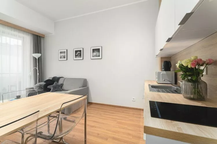 Apartament dla 4 osób Grunwaldzka 12c23 Pobierowo-Woonkamer