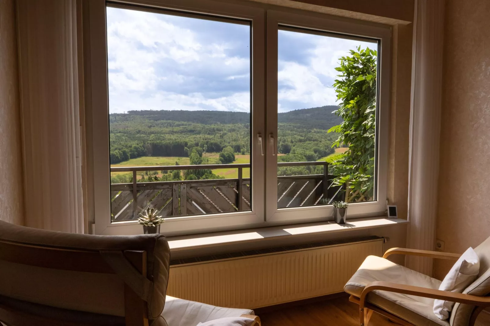 Ferienwohnung zum Märchenwald-Woonkamer