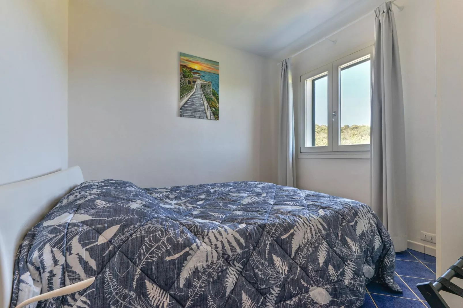 RES "I CASTAGNI" APPARTAMENTO  TRILOCALE LA CHICCA con Vista Mare-Slaapkamer