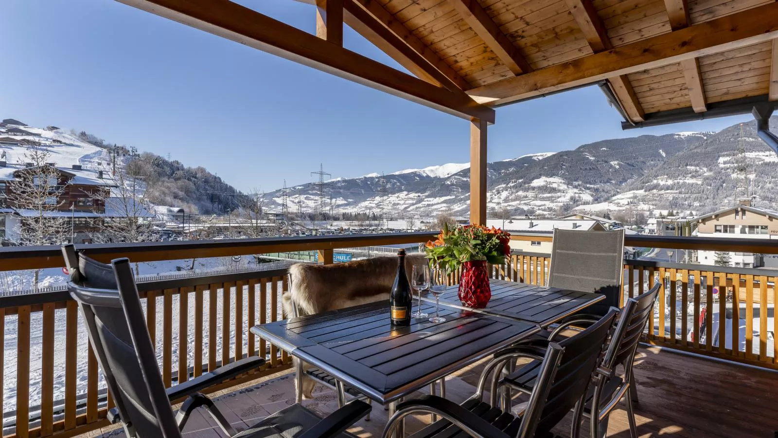 Style Apartment Kaprun - Top 9 - By Villa for You-Uitzicht winter