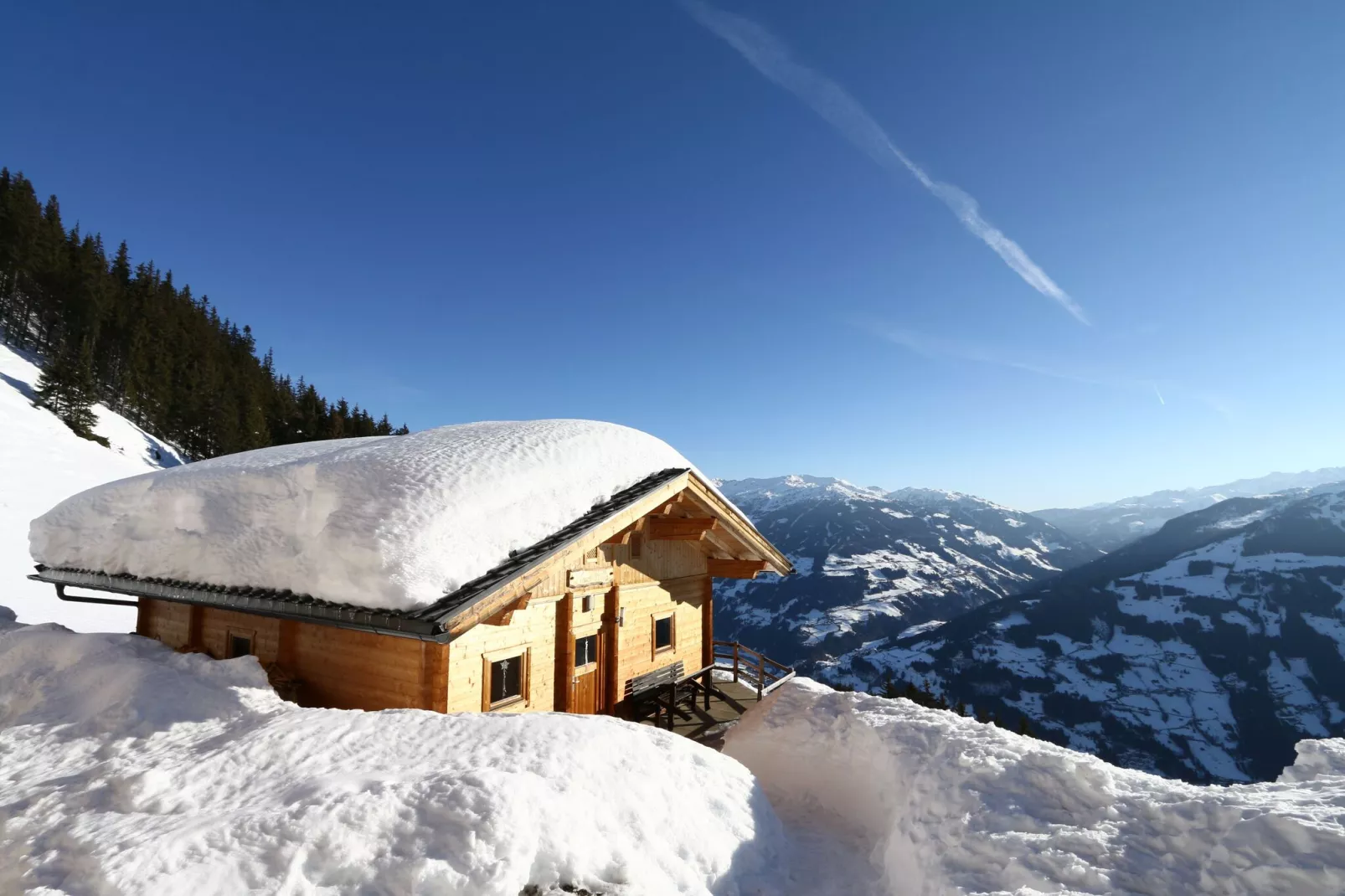 Almhütte Nase-Exterieur winter