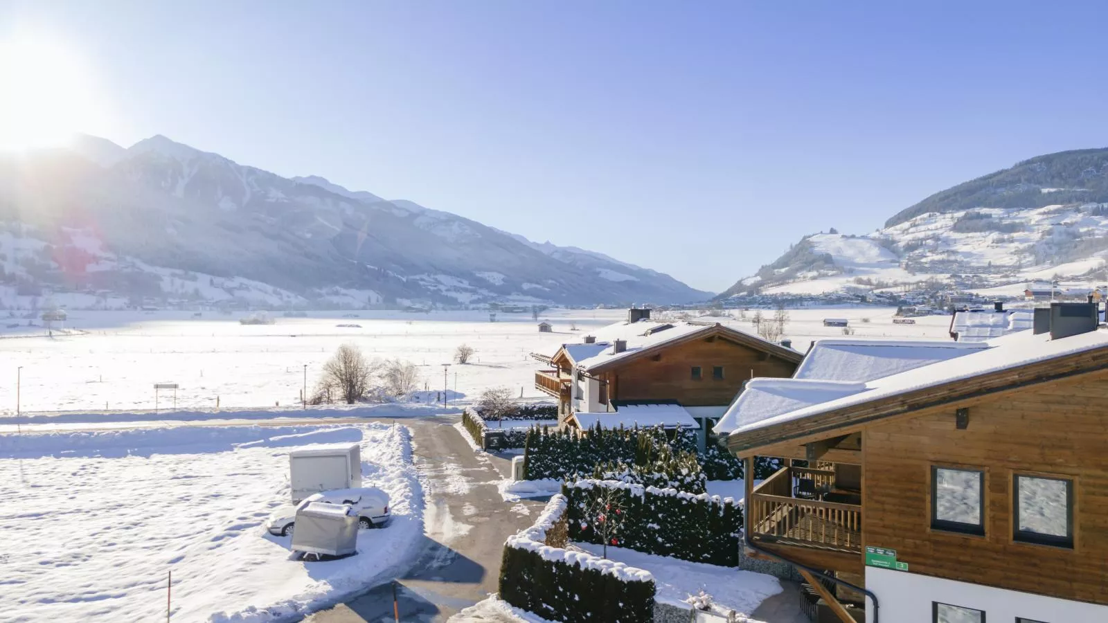 Sonnen Lodge Kaprun-Gebied winter 1km