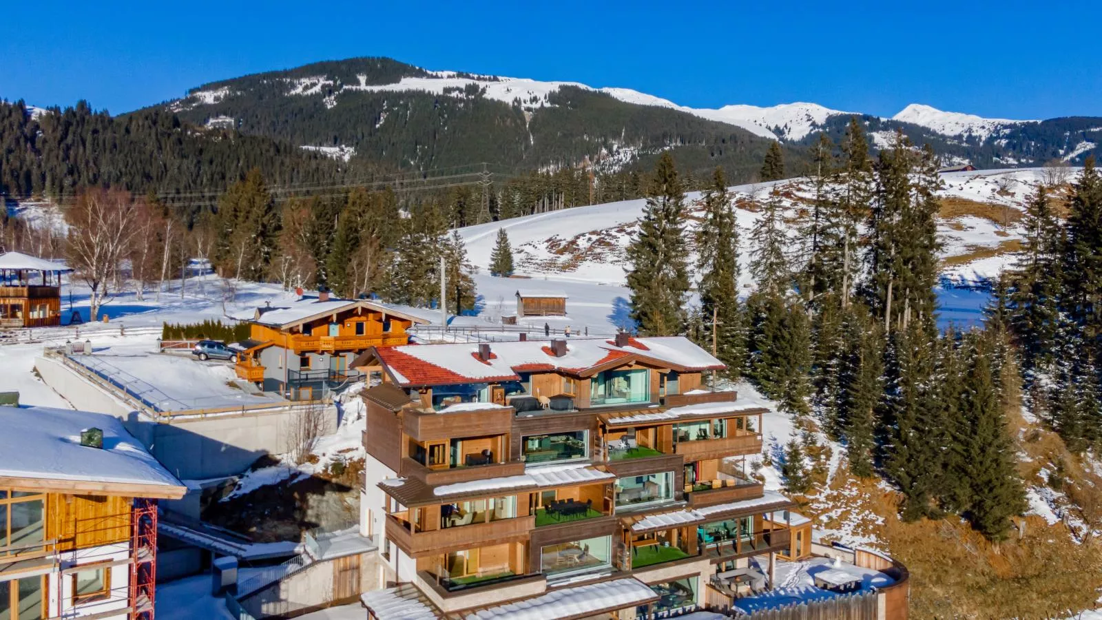 Kitzbüheler Alpenlodge Top A2 und A3-Exterieur winter