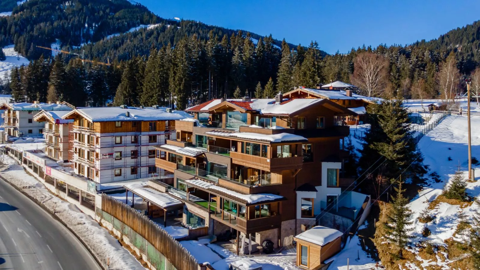 Kitzbüheler Alpenlodge Top A2 und A3-Exterieur winter