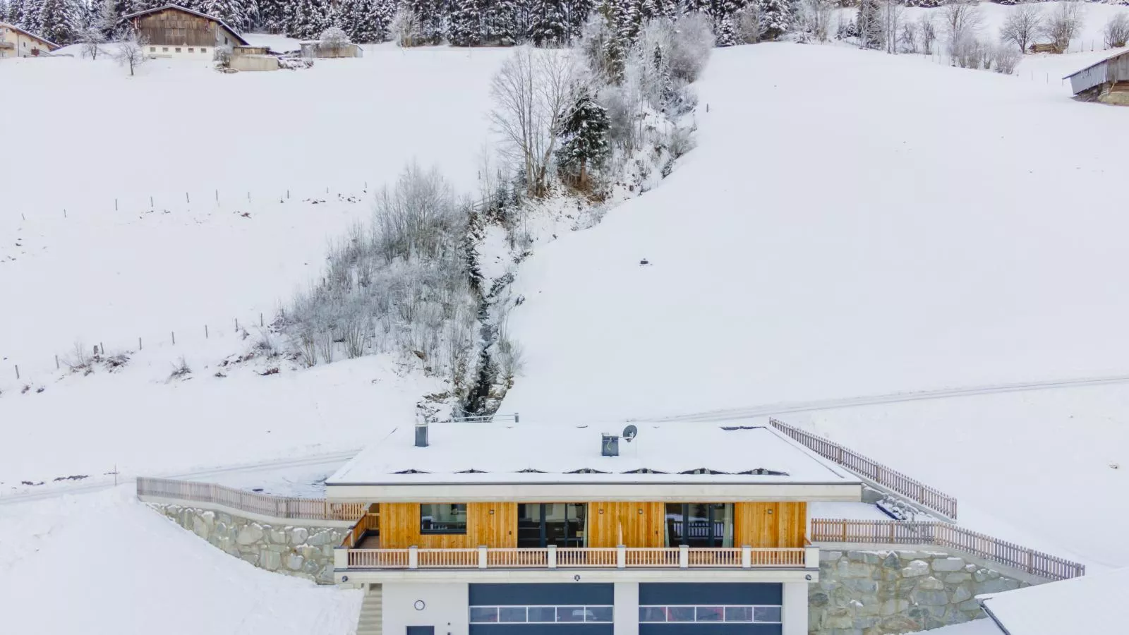Blick ins Salzachtal-Exterieur winter