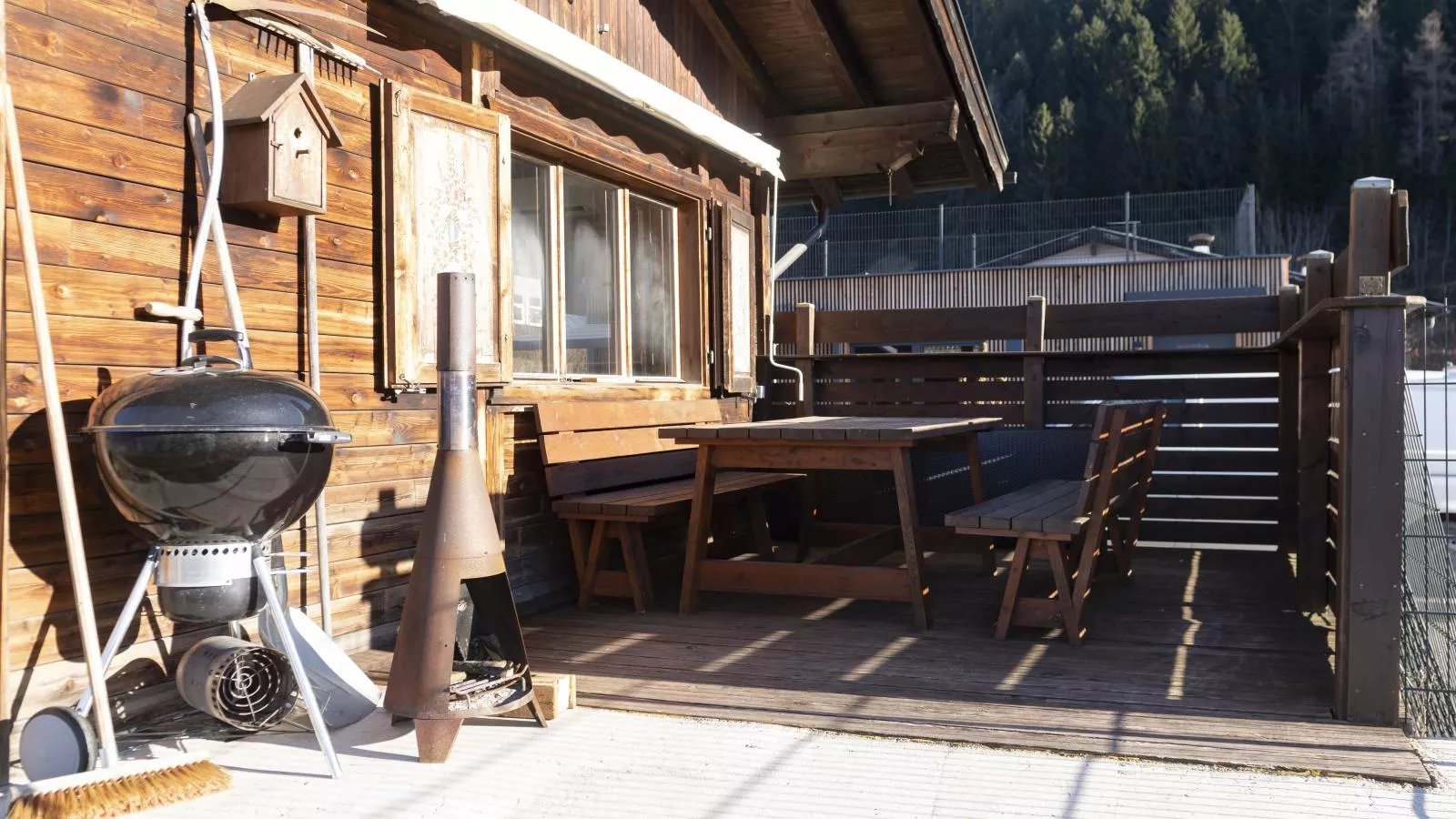 Blick ins Inntal-Terrasbalkon