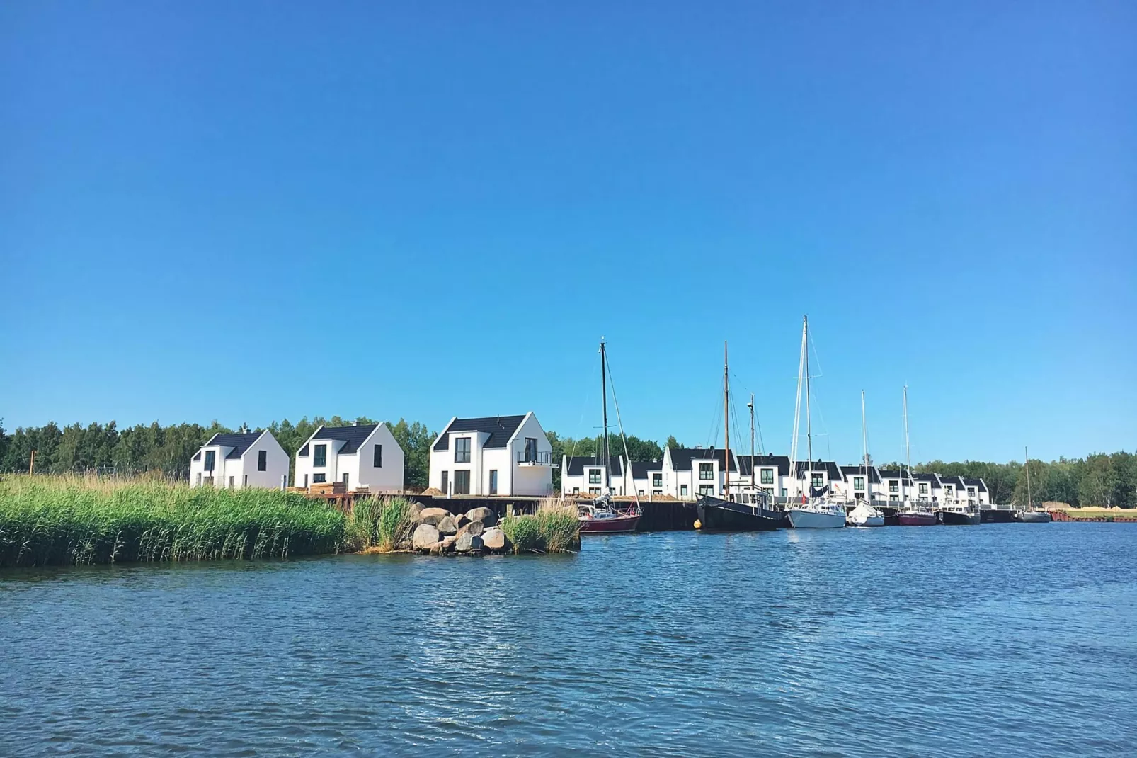 Am Yachthafen 5 Knauer-Gebieden zomer 1km