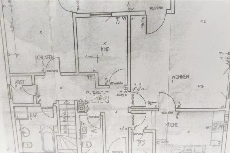 Ferienwohnung zum Märchenwald-Plattegrond