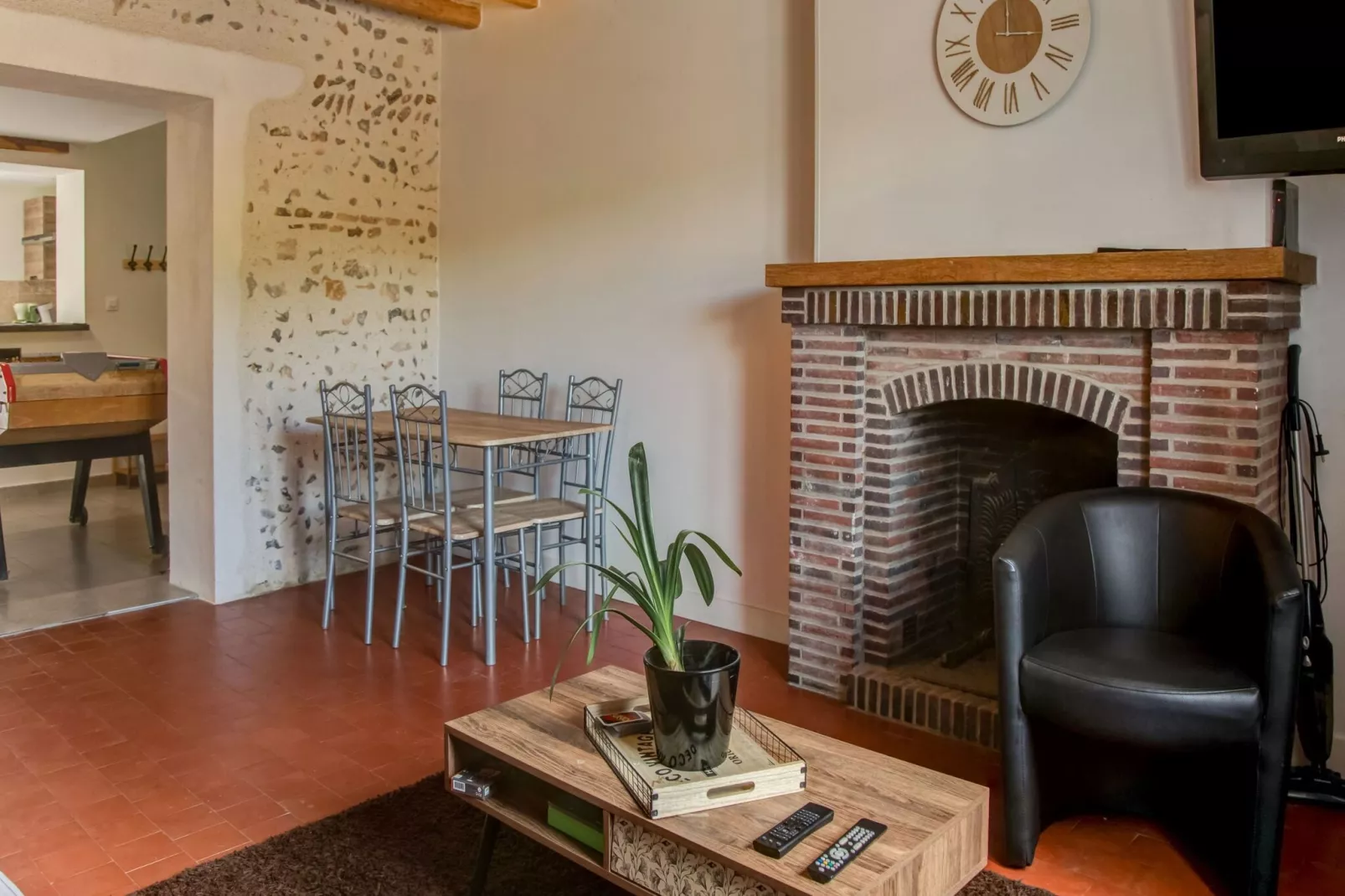 Gezellig vakantiehuis met tuin-Woonkamer