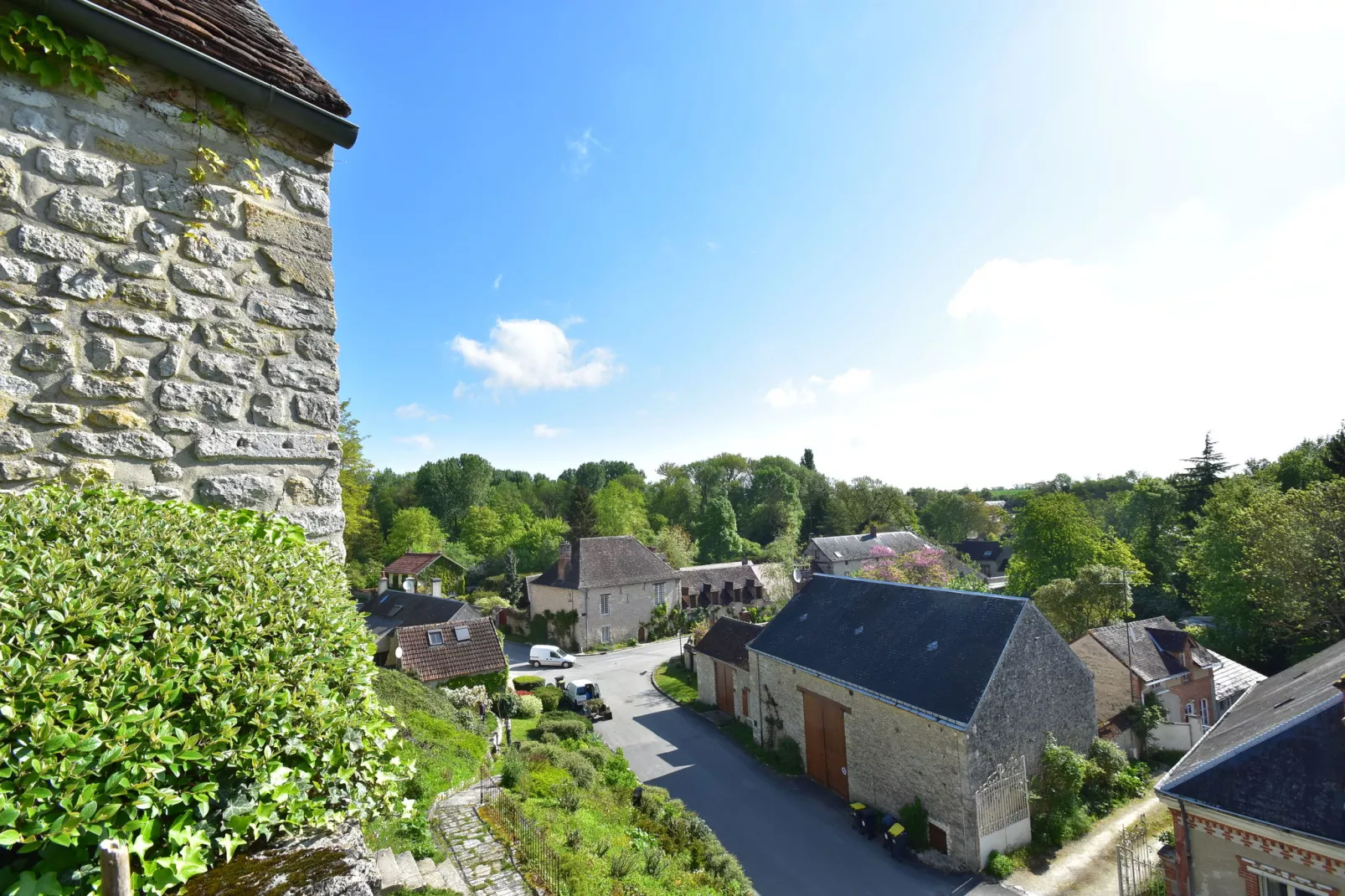 Les Remparts Fleuris-Uitzicht zomer