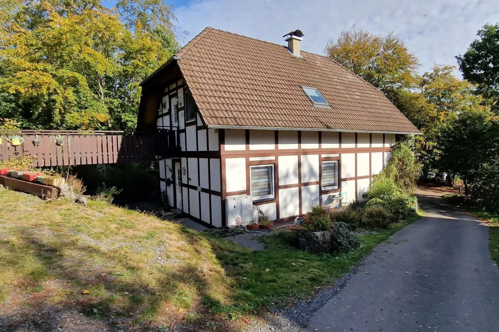Untere Ferienwohnung-Buitenkant zomer