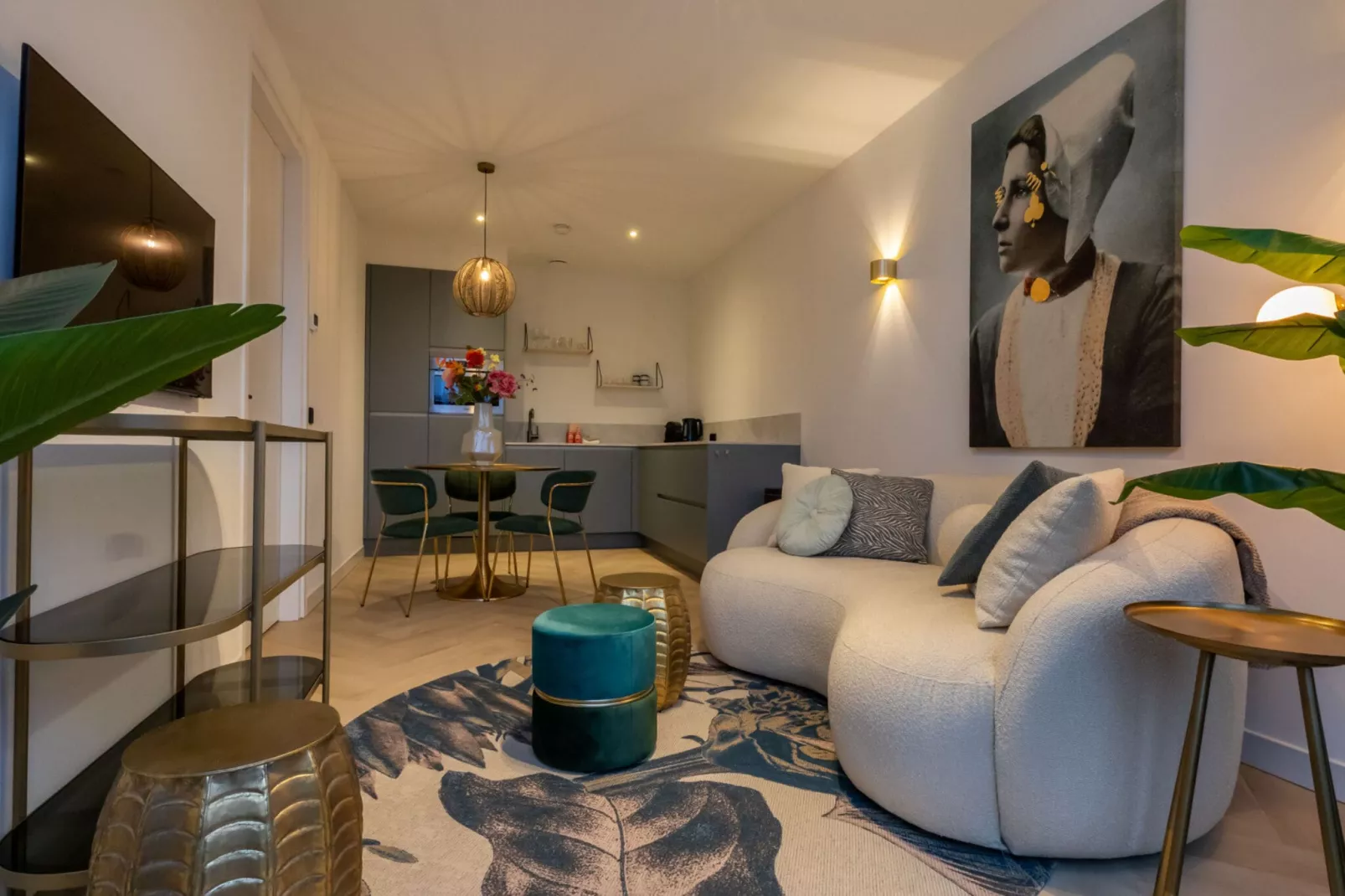Vakantiewoning ZEEBRIES-Woonkamer