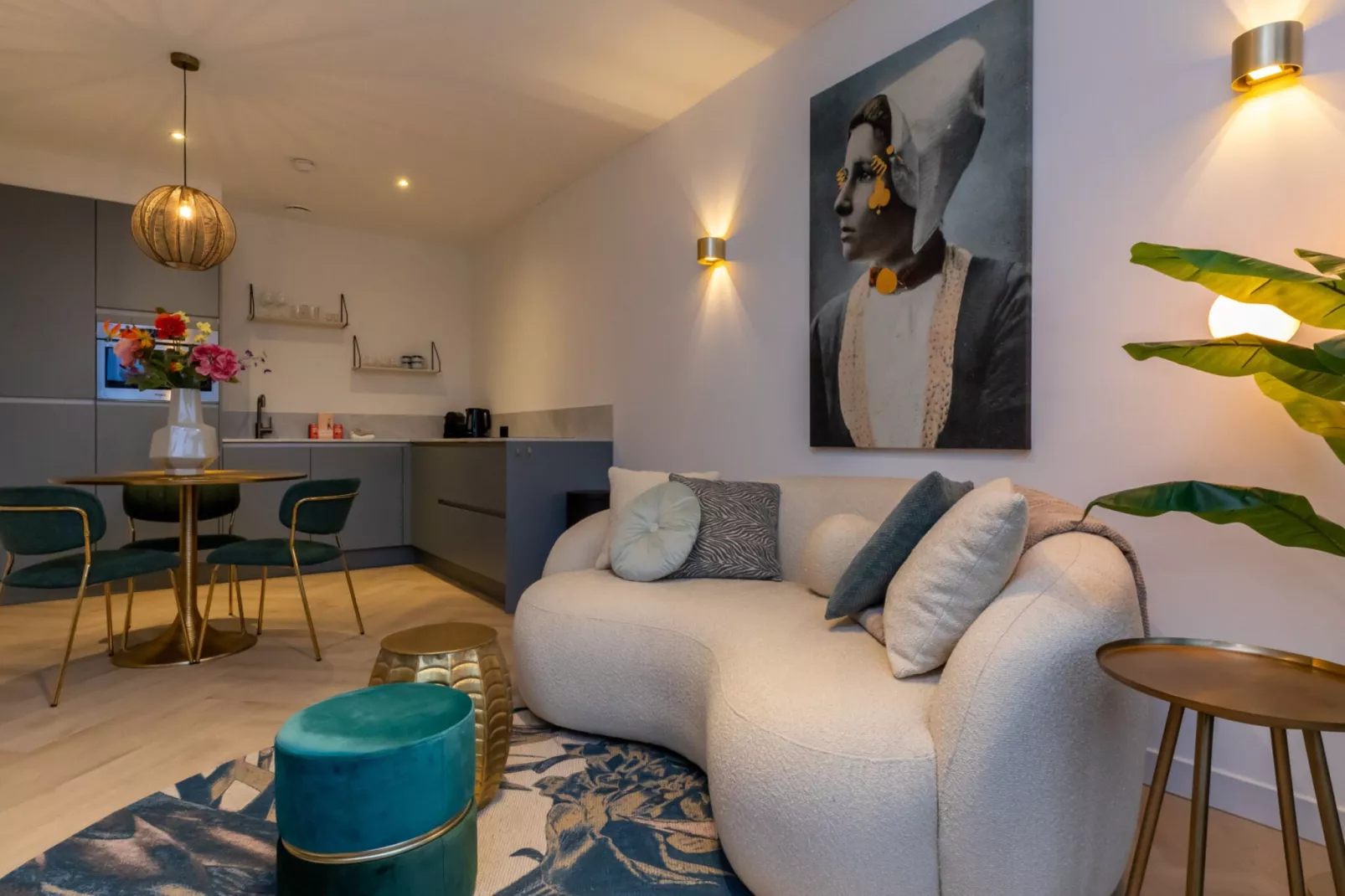Vakantiewoning ZEEBRIES-Woonkamer