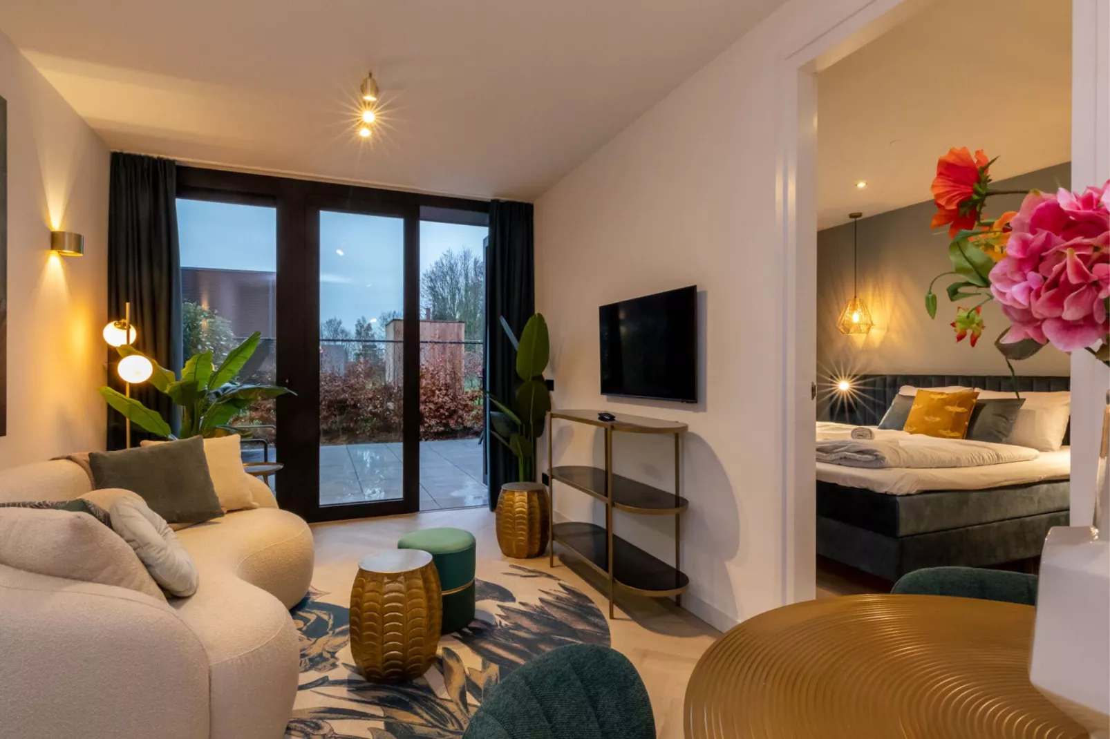 Vakantiewoning ZEEBRIES-Woonkamer