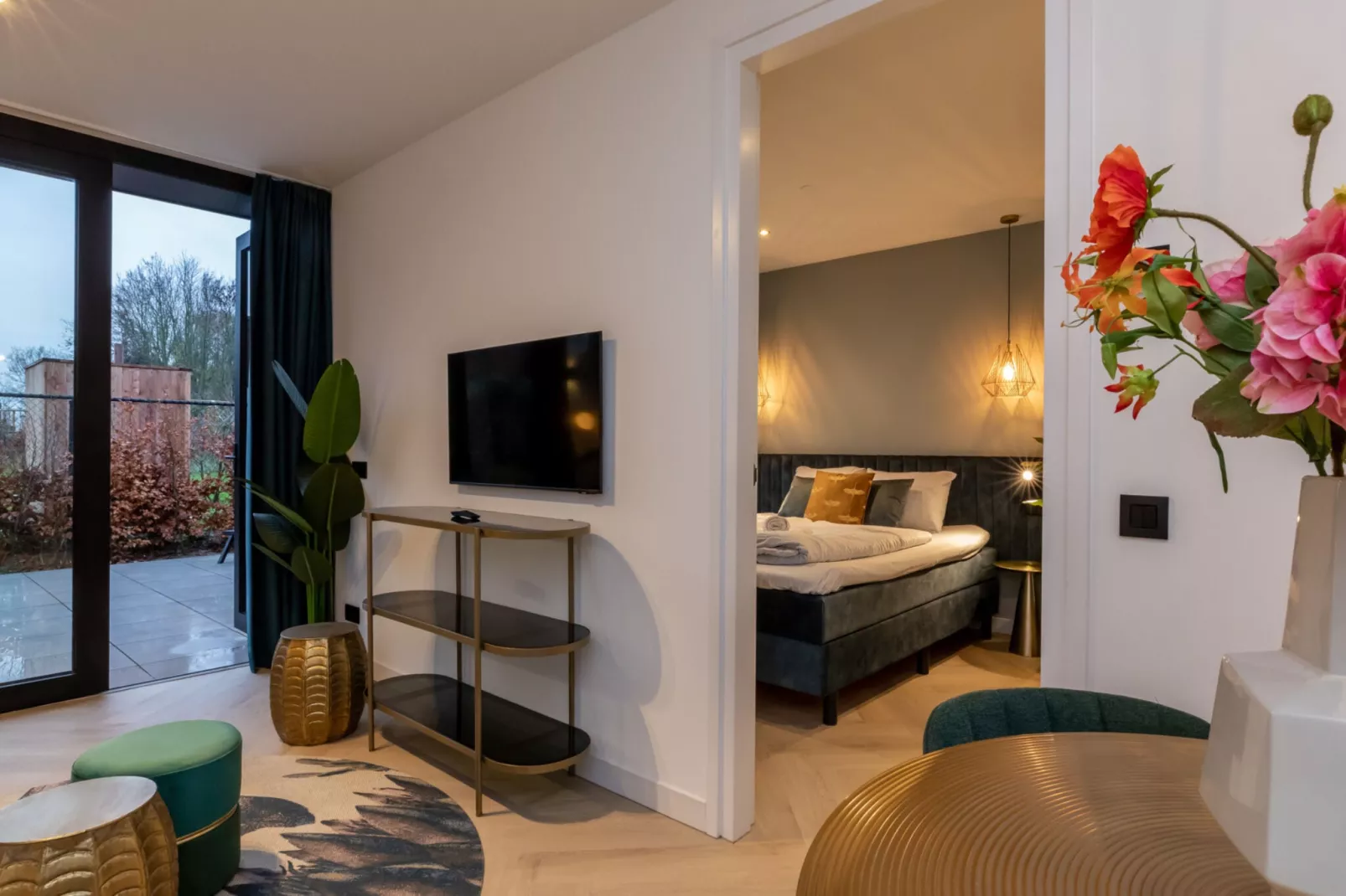 Vakantiewoning ZEEBRIES-Woonkamer