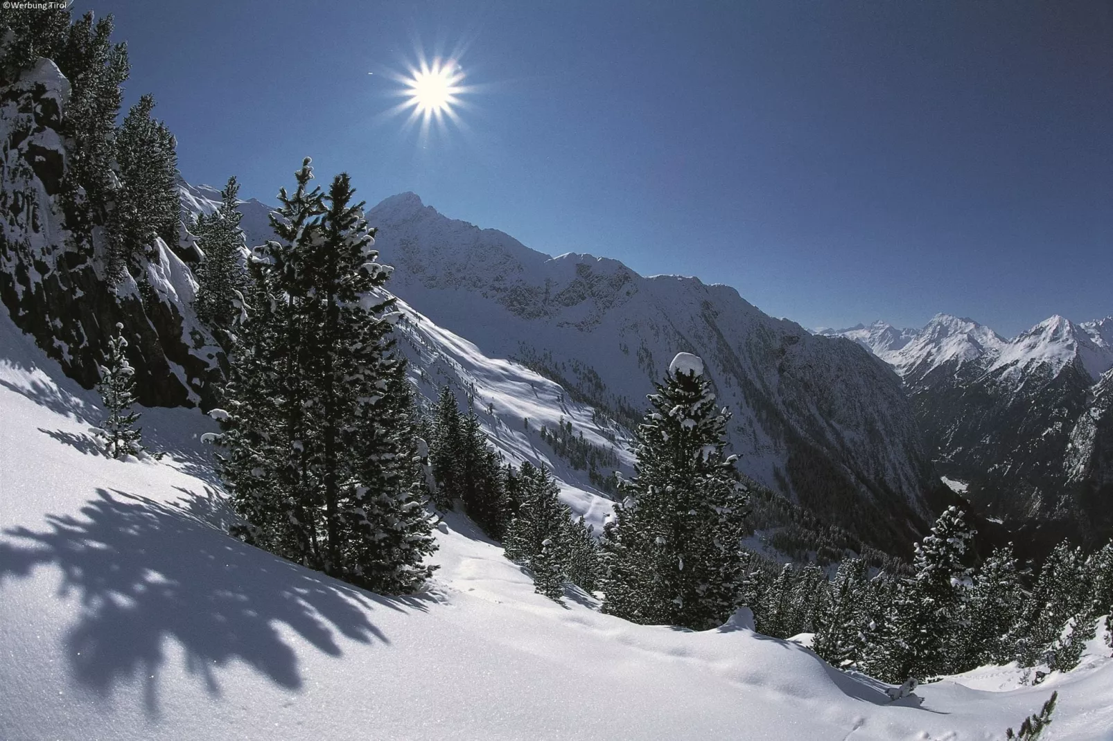 Chalets im Brixental V-Gebied winter 1km