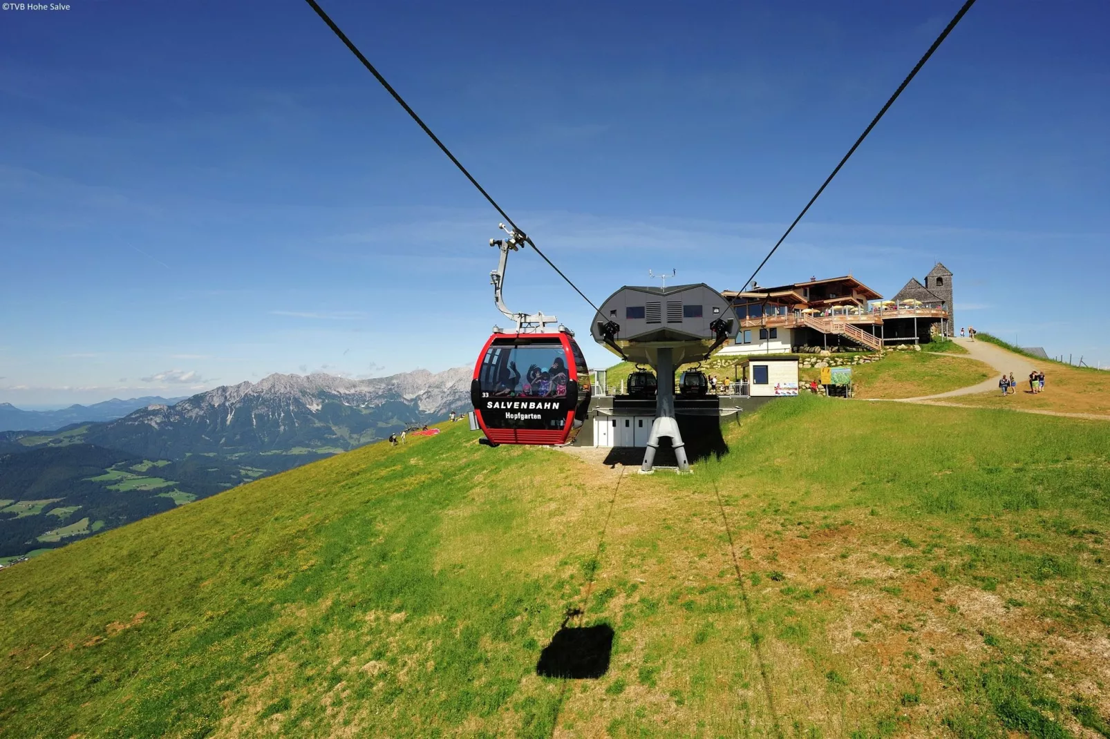 Chalets im Brixental V-Gebieden zomer 5km