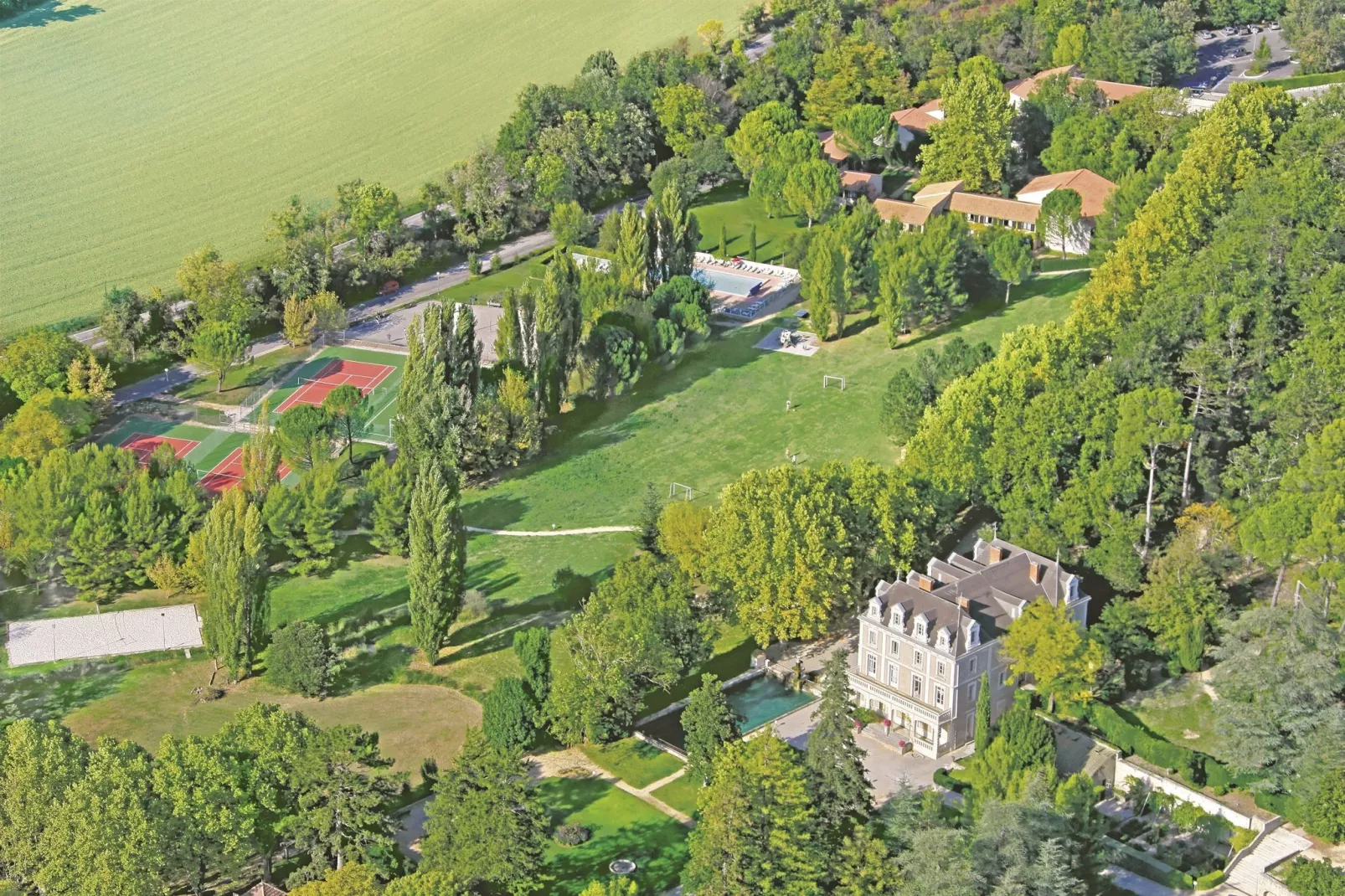 Domaine de Chateau Laval Gréoux-les-Bains 3-Gebieden zomer 5km