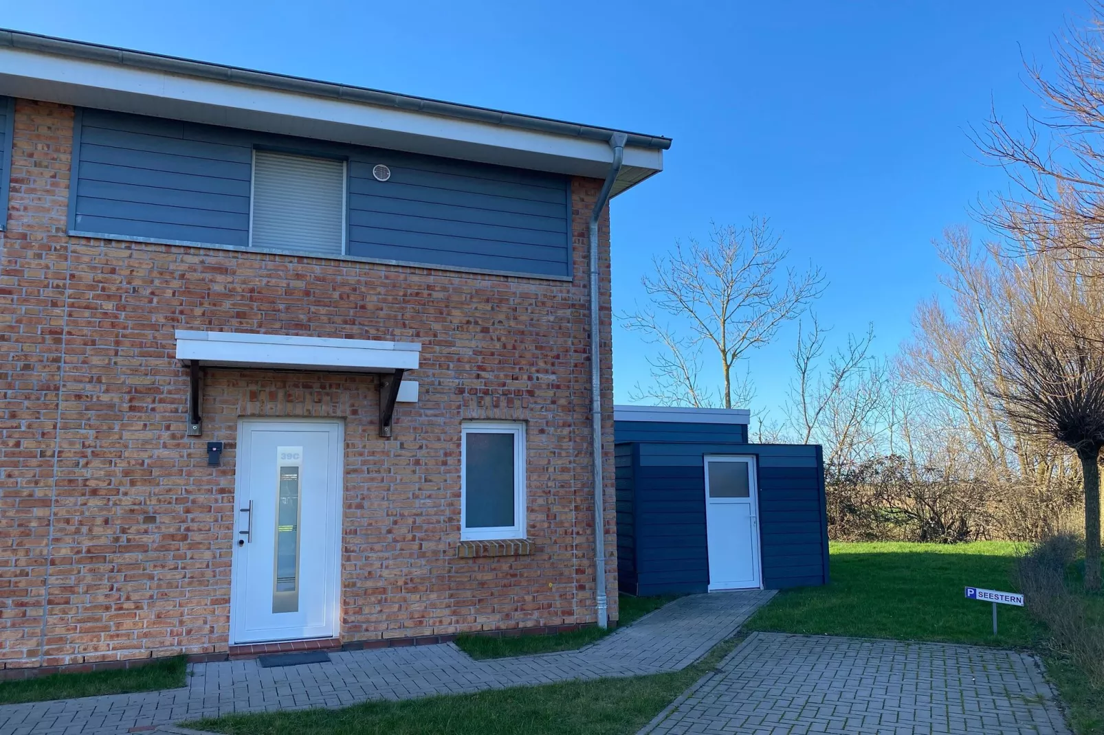 Ferienhaus Tossens Seestern Haus/Whg 3-Exterieur winter