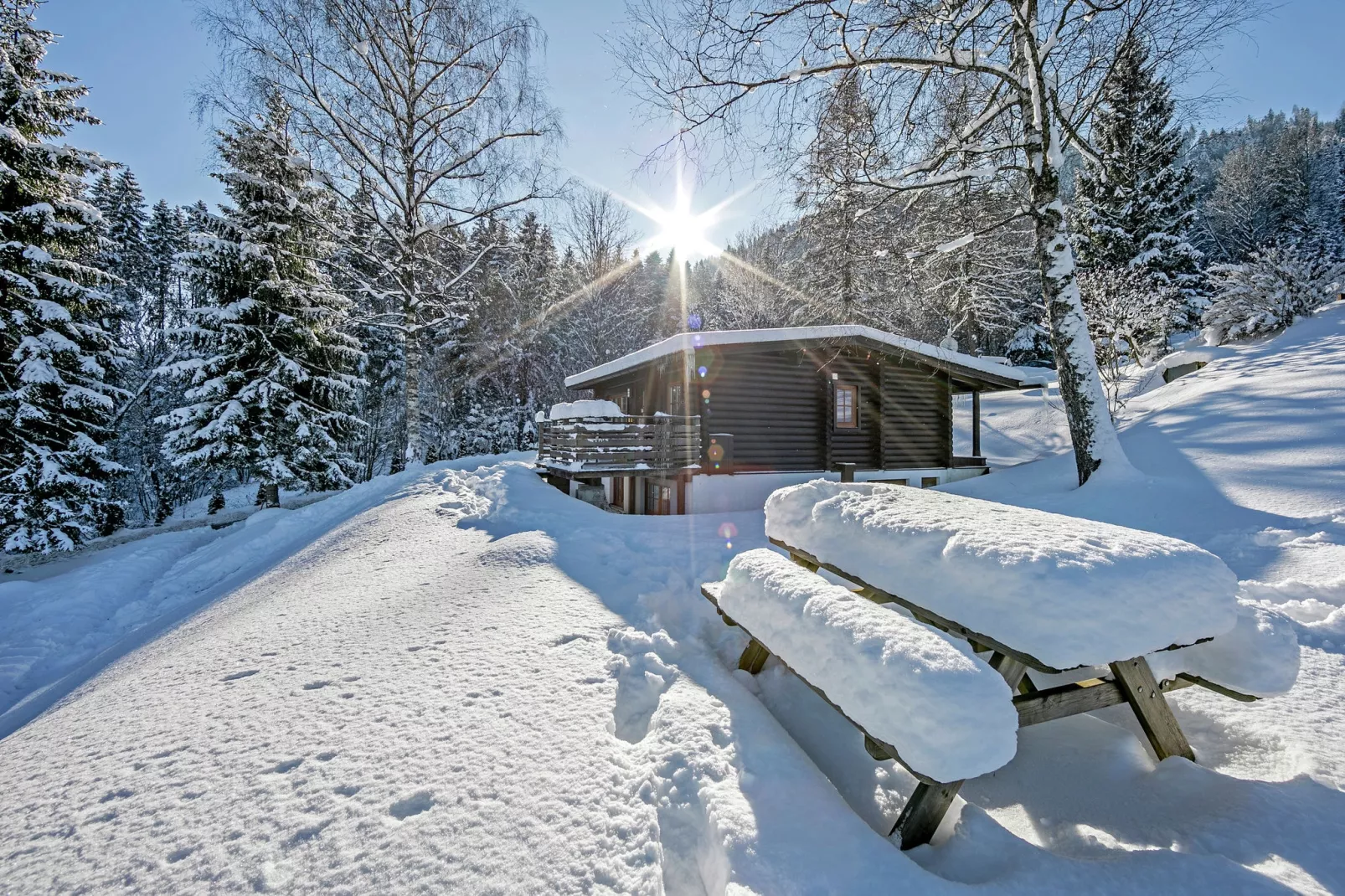 Chalet Isabella im Brixental - 4 Personen-Tuin winter