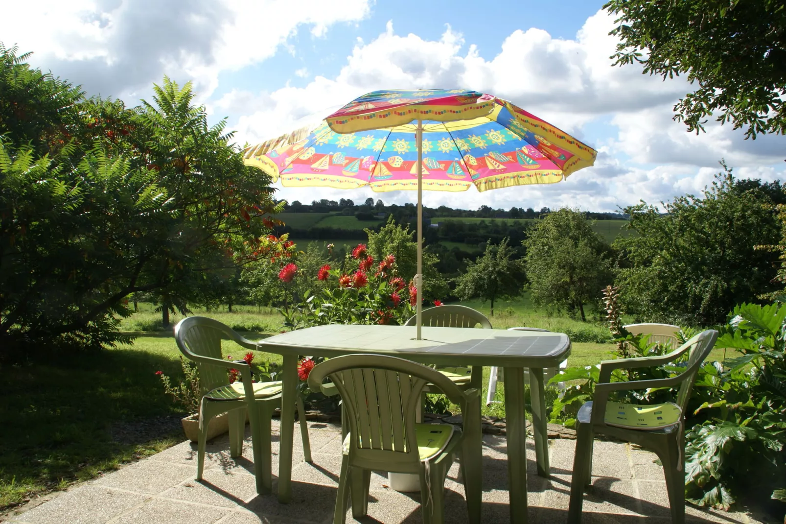 Maison de vacances Guilberville-Terrasbalkon