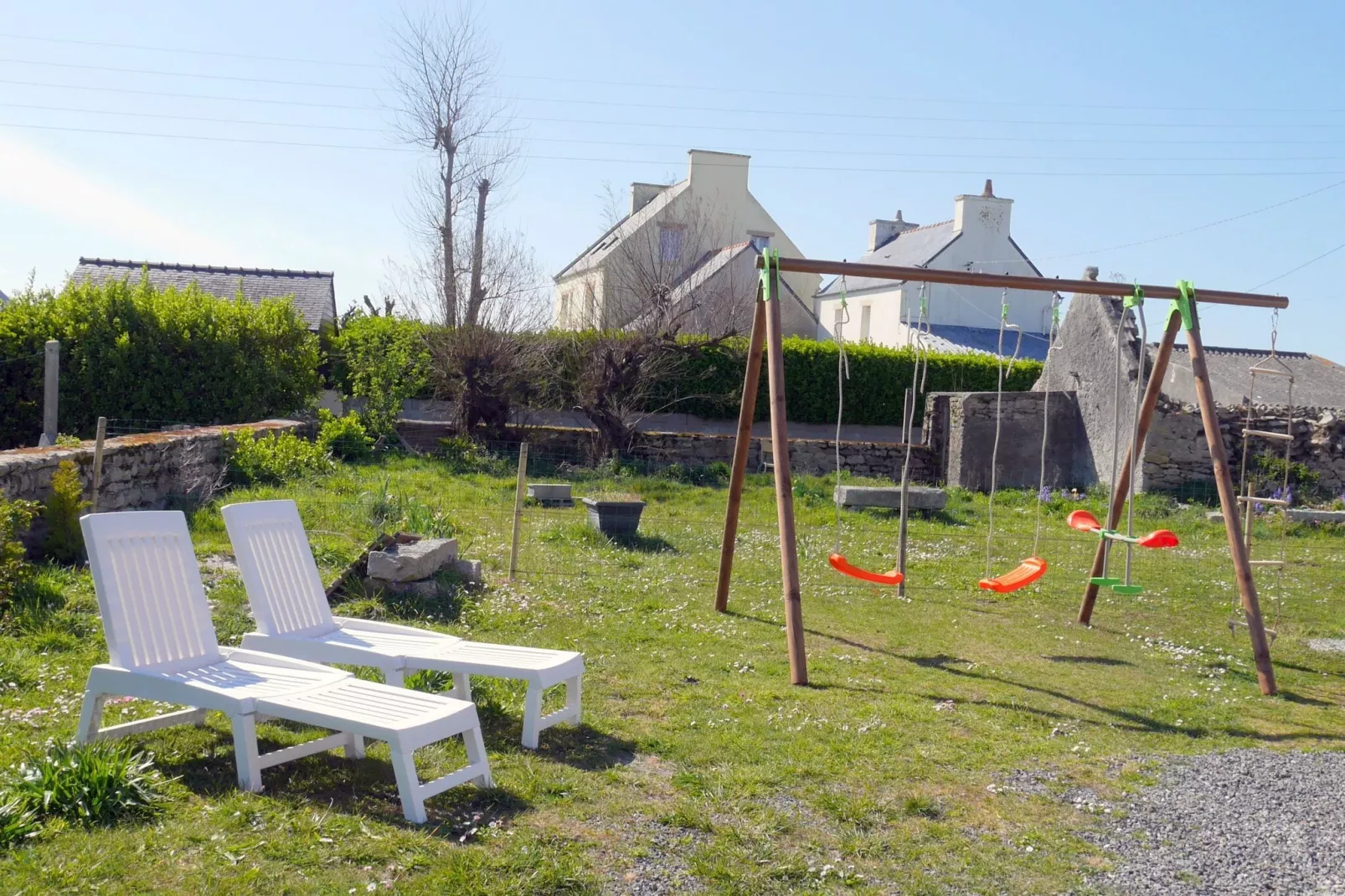 Ferienhaus in Strandnähe Guissény-Tuinen zomer