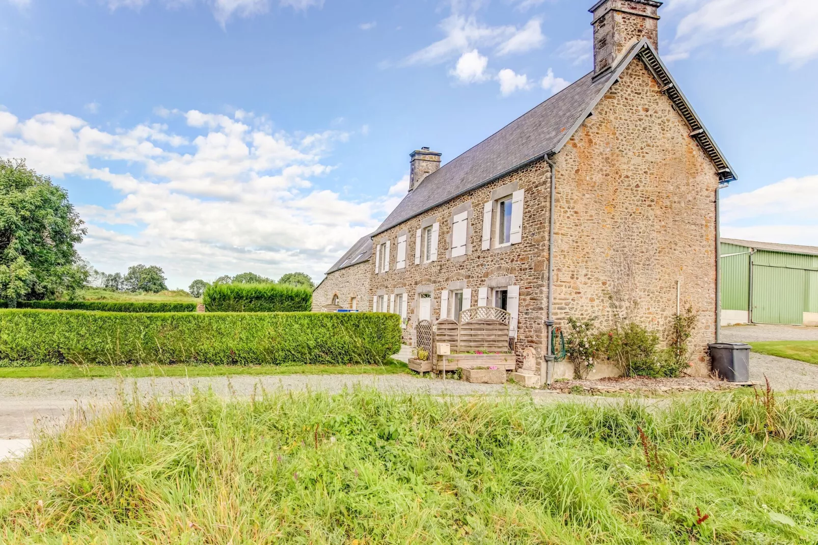 Maison de vacances - BRAINVILLE-Buitenkant zomer